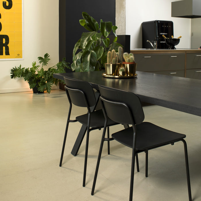 by fonQ basic Ava Eetkamerstoel - Zwart