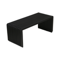 HKliving Slatted Bankje B 96 cm - Zwart