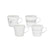 Royal Doulton Pacific Stone Mok 0,4 L - Set van 4