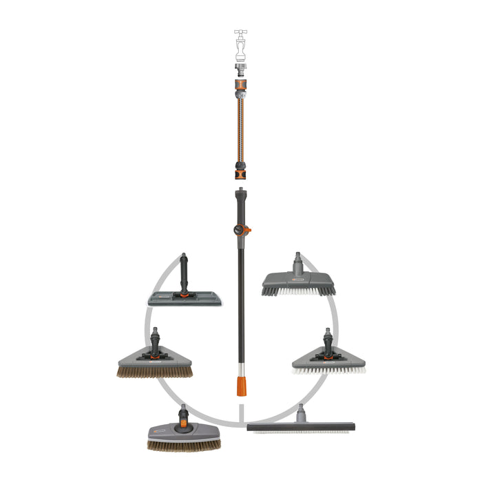 Gardena CleanSystem Telescopische watersteel