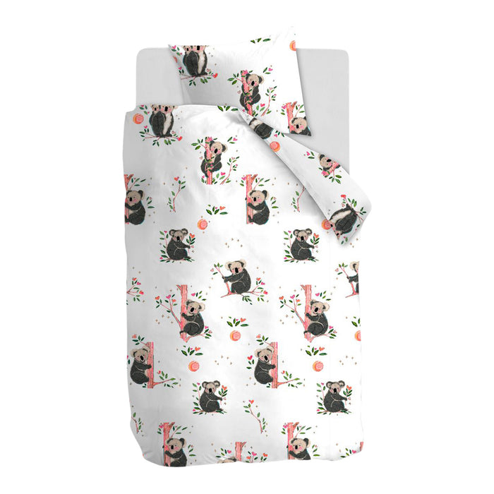 Beddinghouse Kids Sweet Koala Dekbedovertrek 120 x 150 cm - Grijs