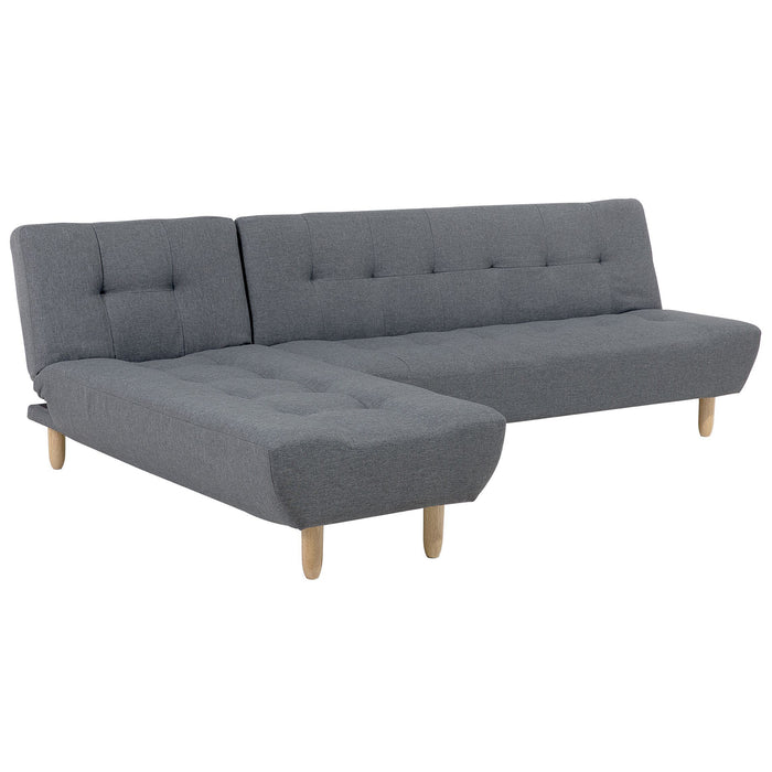Beliani-ALSTEN-Hoekslaapbank-Donkergrijs-Rechterzijde-Polyester