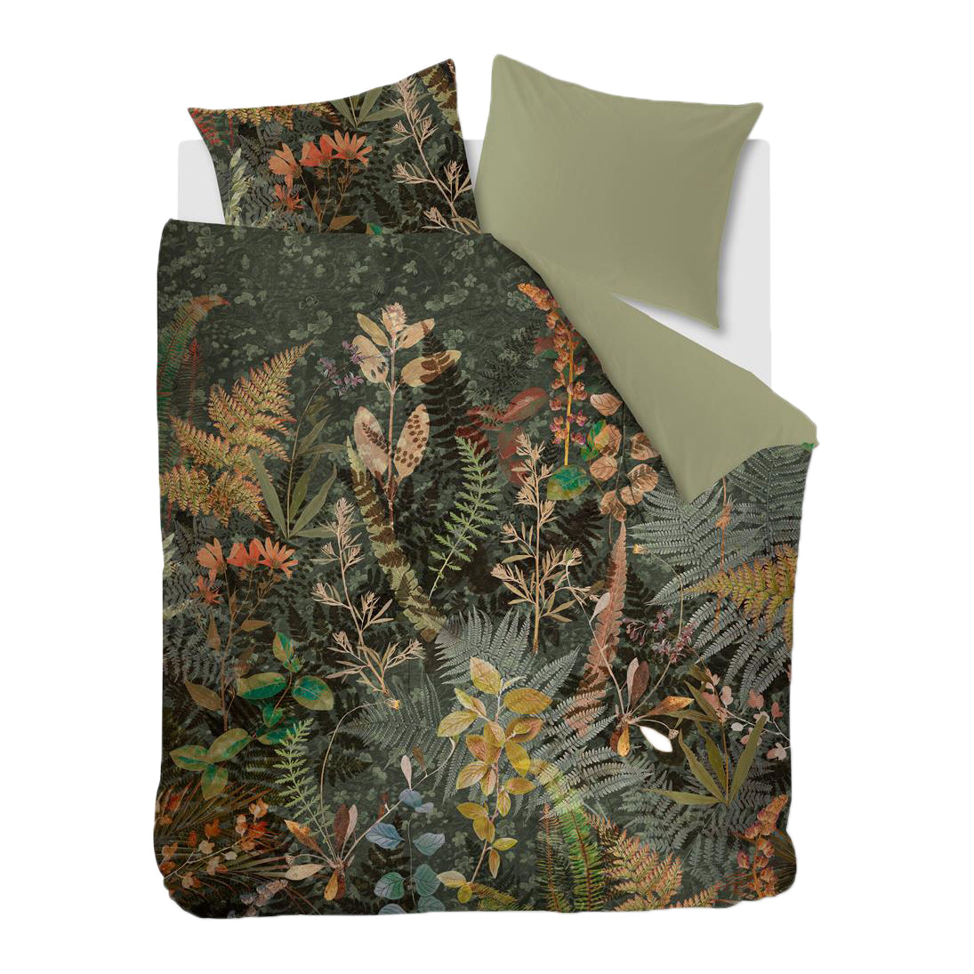 Beddinghouse La Foret Dekbedovertrek 240 x 220 cm - Groen
