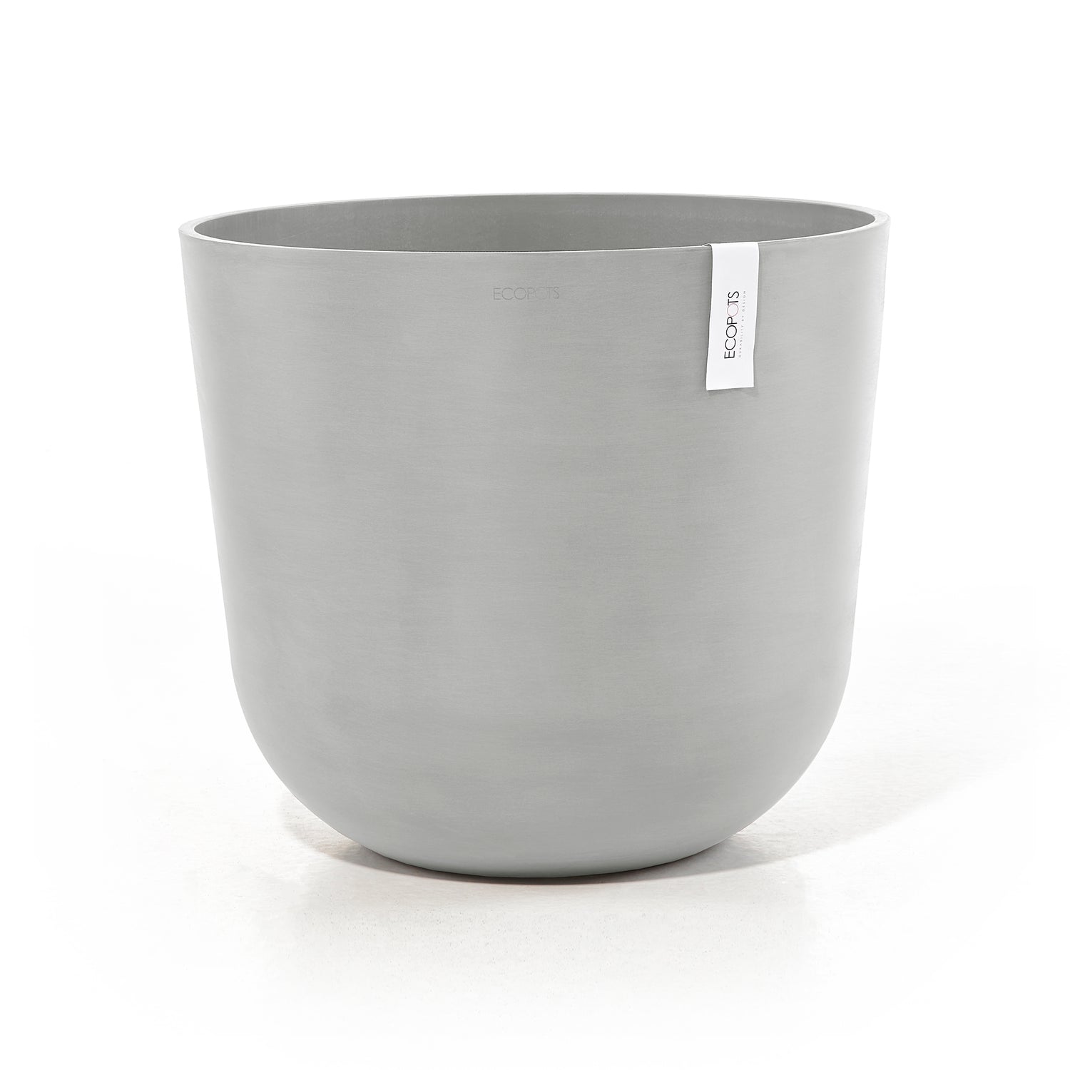 Ecopots Oslo Bloempot Ø 55 cm - Witgrijs