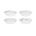 Royal Doulton Pacific Stone Pastabord Ø 23 cm - Set van 4