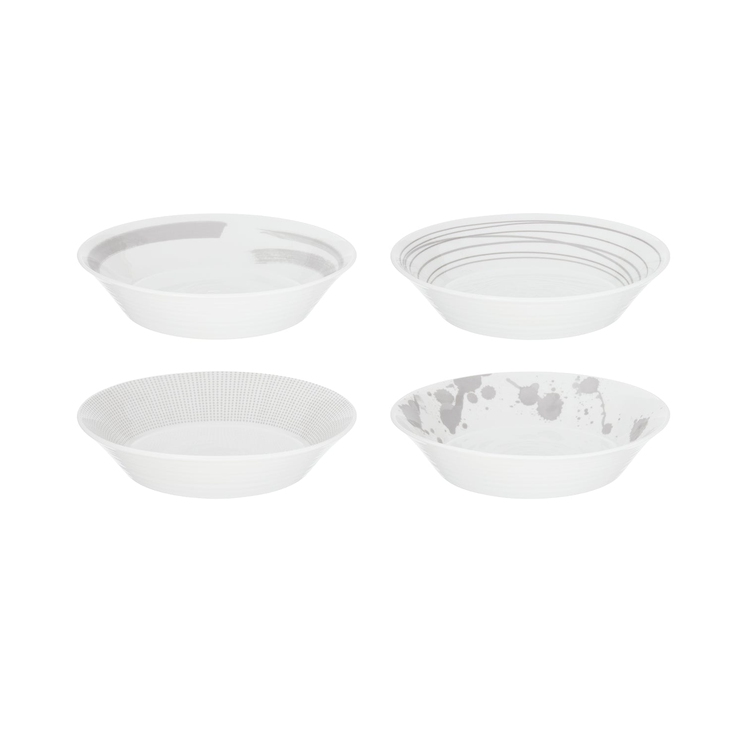 Royal Doulton Pacific Stone Pastabord Ø 23 cm - Set van 4