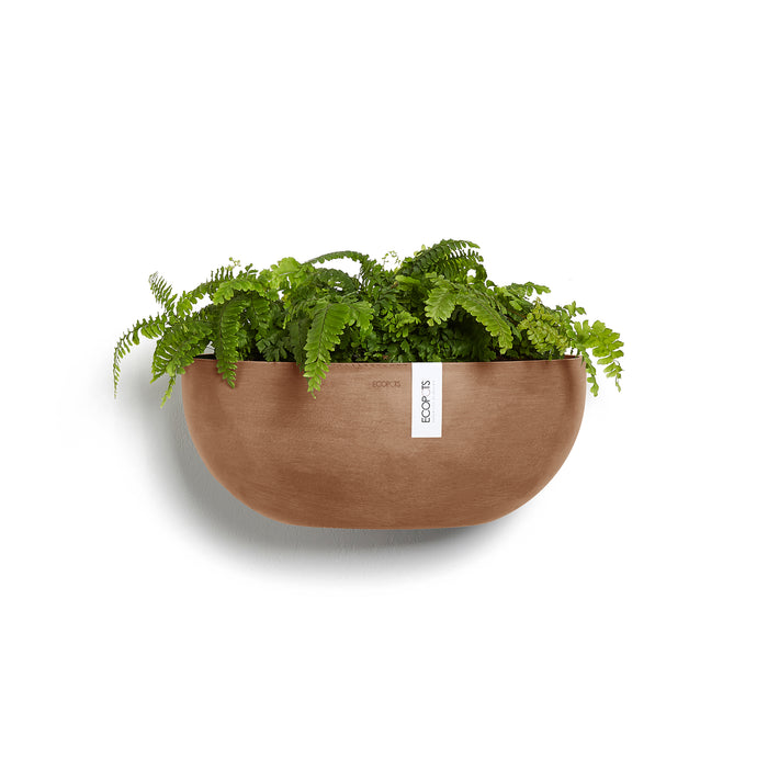 Ecopots Sofia Muur Bloempot B 43 x D 25 cm - Terra