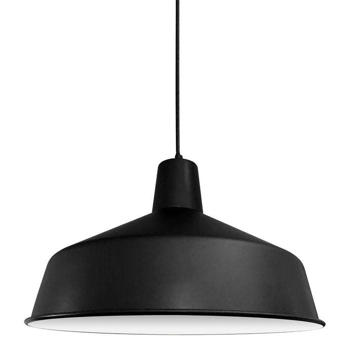 Mexlite - hanglamp - Blackmoon - zwart - metaal - Ø 40cm - E27 -