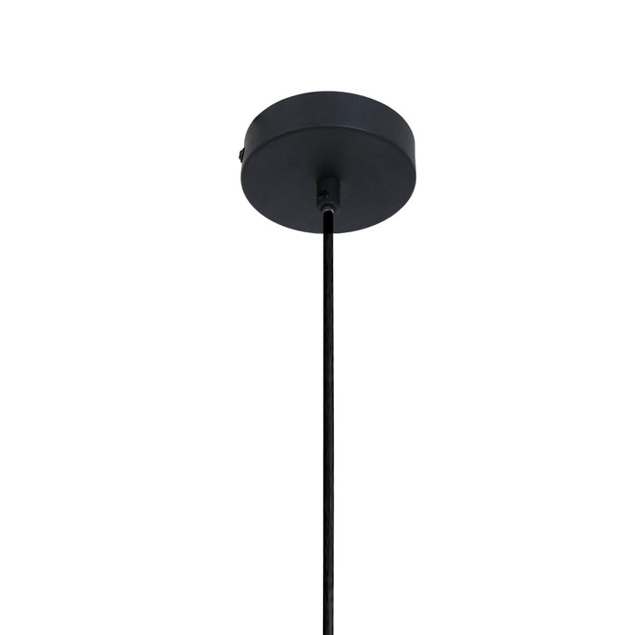 Mexlite - hanglamp - Blackmoon - zwart - metaal - Ø 40cm - E27 -