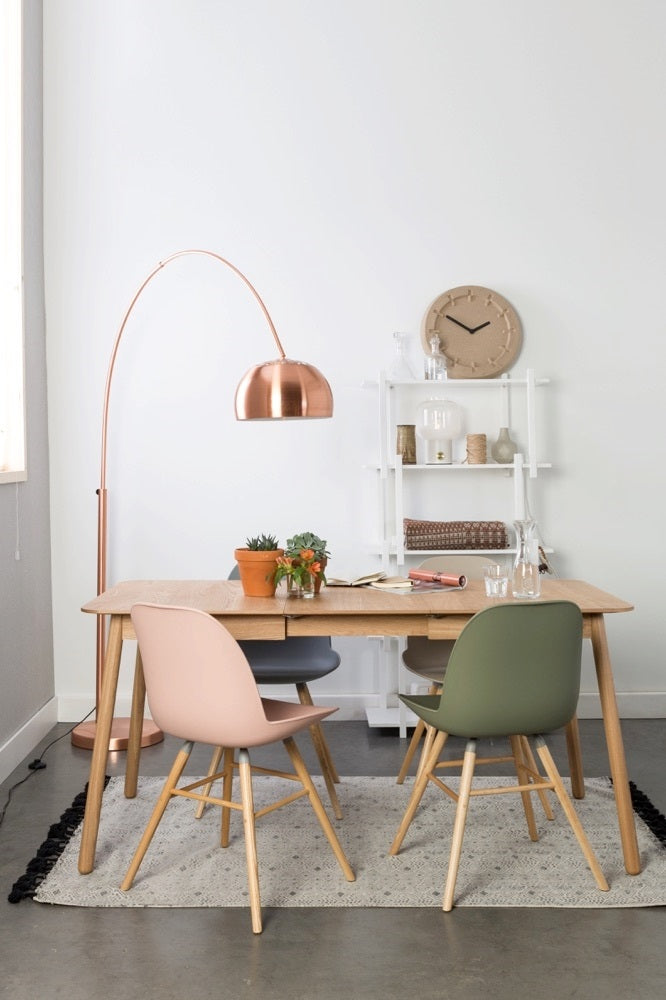 Zuiver Glimps Eettafel Uitschuifbaar - 120/162 x 80 cm - Naturel