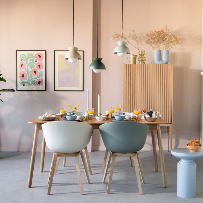 Zuiver Glimps Eettafel Uitschuifbaar - 120/162 x 80 cm - Naturel