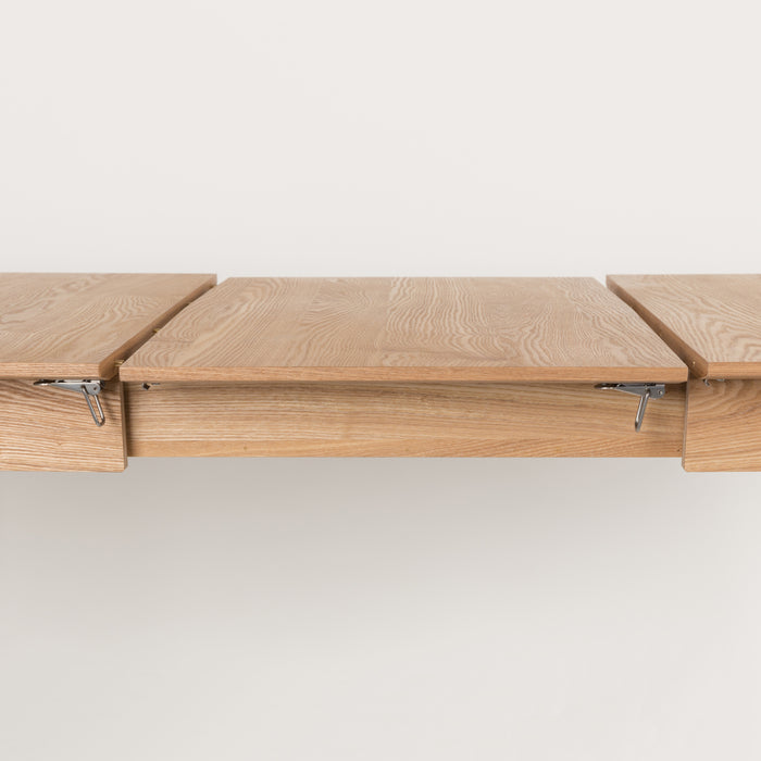 Zuiver Glimps Eettafel Uitschuifbaar - 120/162 x 80 cm - Naturel