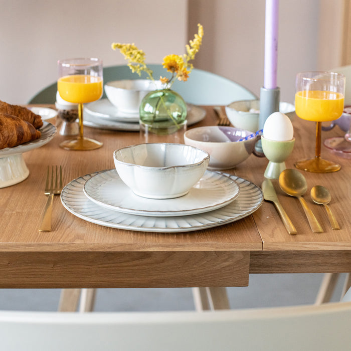 Zuiver Glimps Eettafel Uitschuifbaar - 120/162 x 80 cm - Naturel