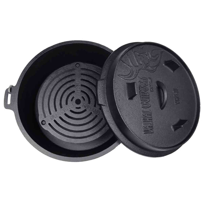 Dutch Oven 6.1L, zonder pootjes - Valhal Outdoor