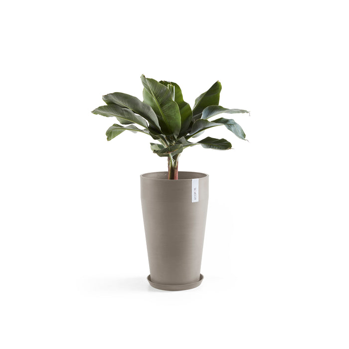 Ecopots Sankara Bloempot Ø 35 cm - Taupe