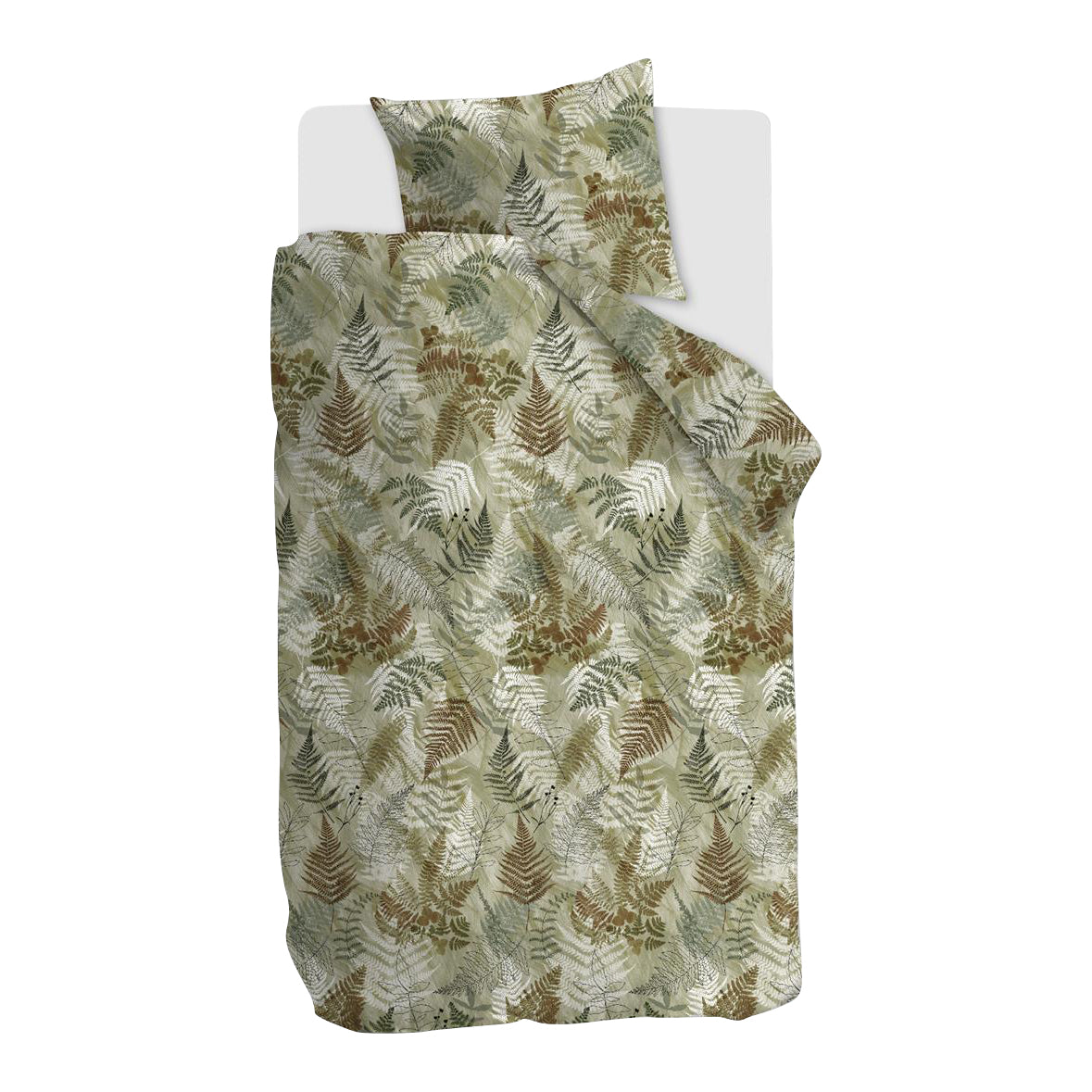 Beddinghouse Tatum Dekbedovertrek 140 x 220 cm - Groen