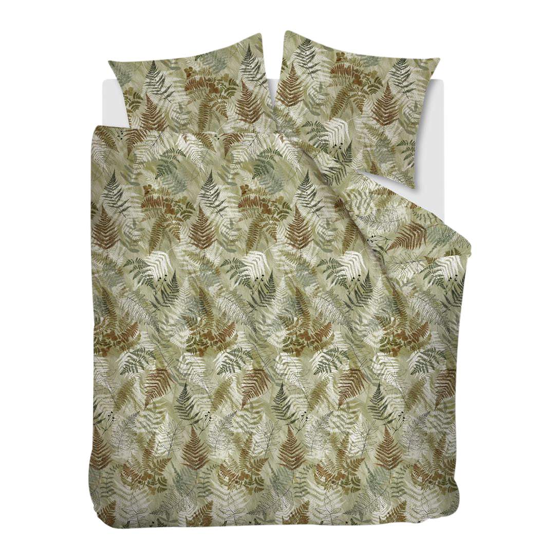 Beddinghouse Tatum Dekbedovertrek 200 x 220 cm - Groen
