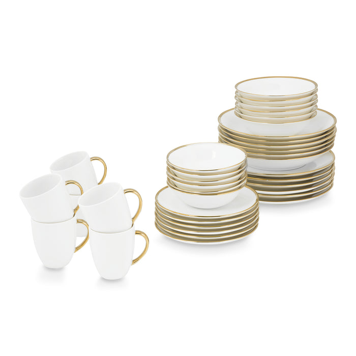 vtwonen Gold Serviesset 36-delig