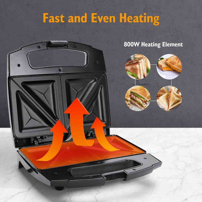 Aigostar Lamo 30RFU - Tosti ijzer | Sandwichmaker