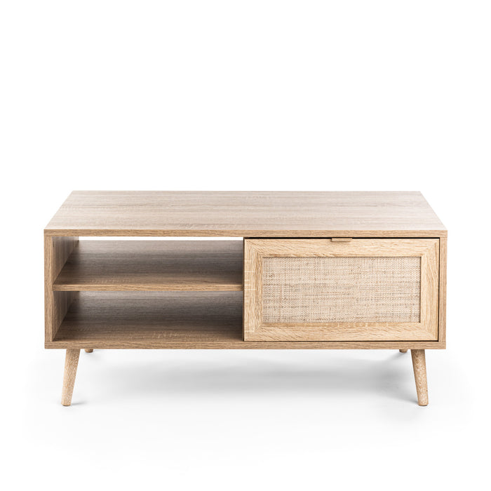 Duverger® Cosy Scandinavian - Salontafel - 1 deur - 2 nissen - MDF met