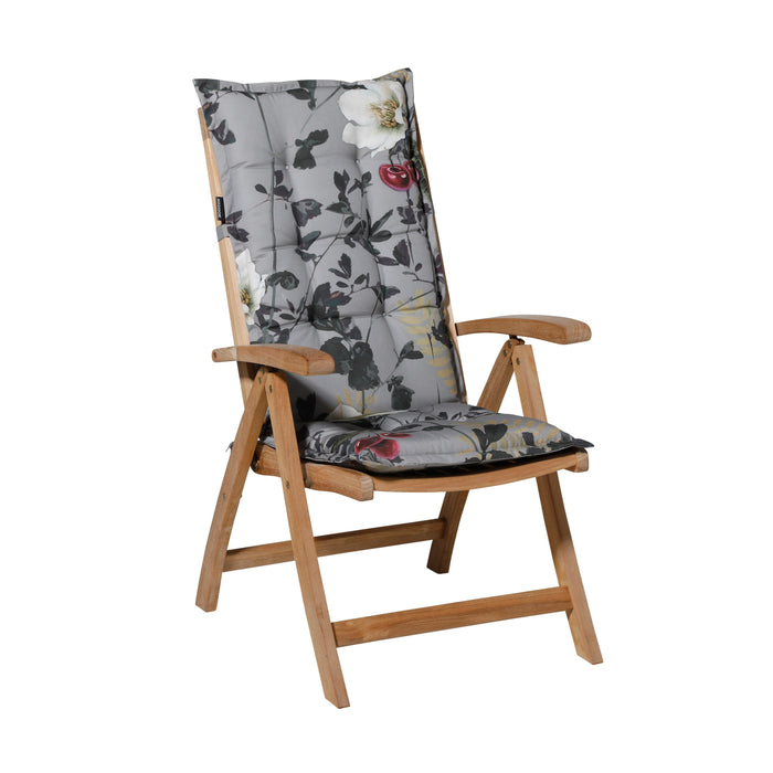 Madison Stoelkussen met hoge rug Zara 123x50 cm grijs