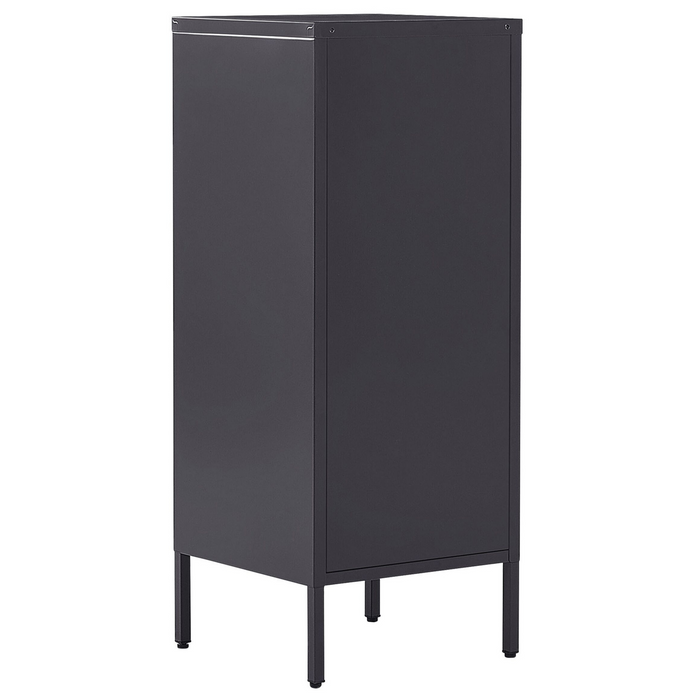 Beliani - HURON - Kantoorkast - Zwart - Staal