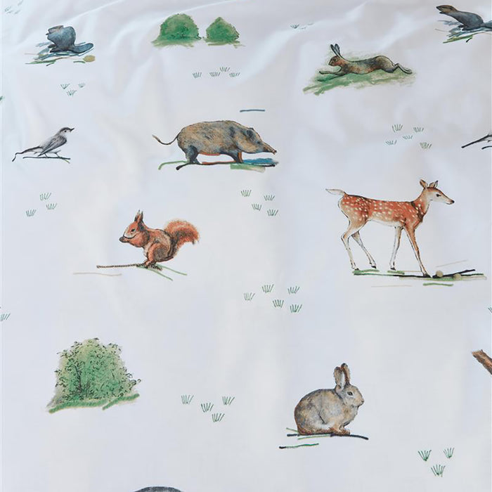 Beddinghouse Kids Forest Animals Dekbedovertrek 100 x 135 cm - Multi