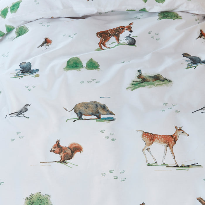 Beddinghouse Kids Forest Animals Dekbedovertrek 100 x 135 cm - Multi