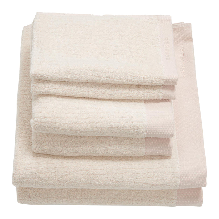 Essenza Connect Organic Lines Badtextielset - Set van 6 - Ecru
