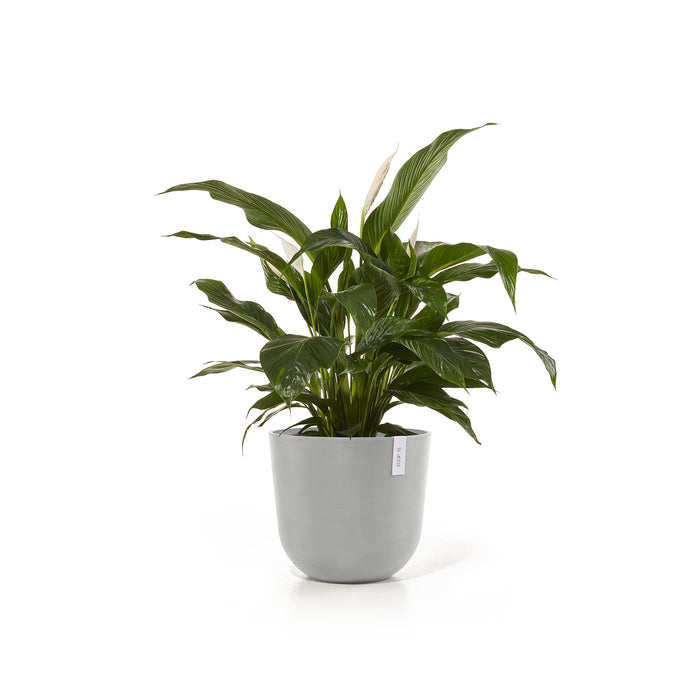 Ecopots Oslo Bloempot Ø 45 cm - Witgrijs