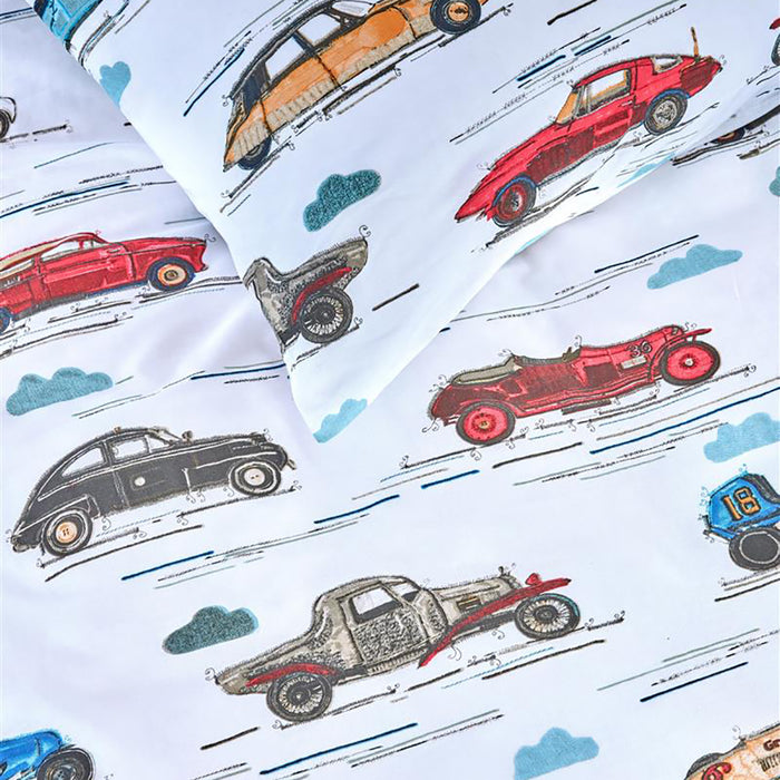 Beddinghouse Kids Oldtimers Dekbedovertrek 140 x 220 cm - Multi