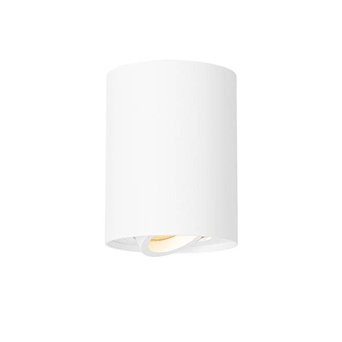 QAZQA Moderne plafondspot wit draai- en kantelbaar - Rondoo up