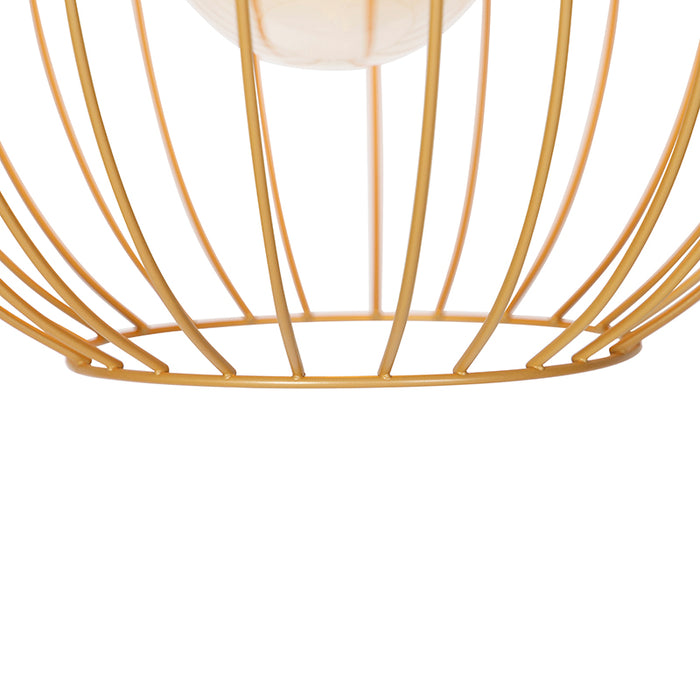 QAZQA Hanglamp wire-dos - Goud|messing - Design - D 400mm