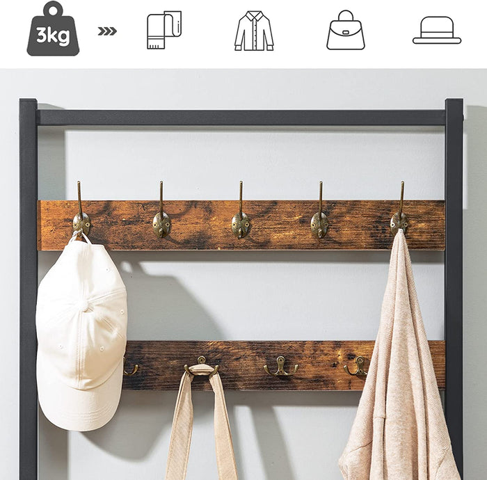 Furnilux -Garderobe - kledingstandaard - 9 haken