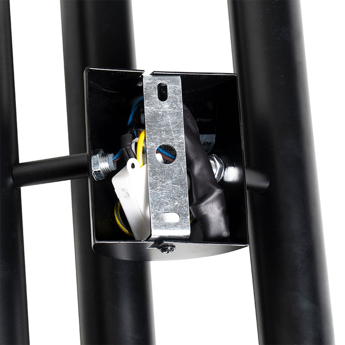 QAZQA Art Deco wandlamp zwart 6-lichts - Tubi