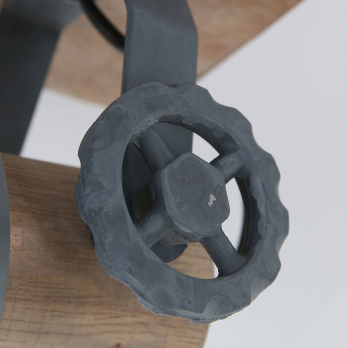 Mexlite Plafondlamp Gearwood 7968GR Grijs