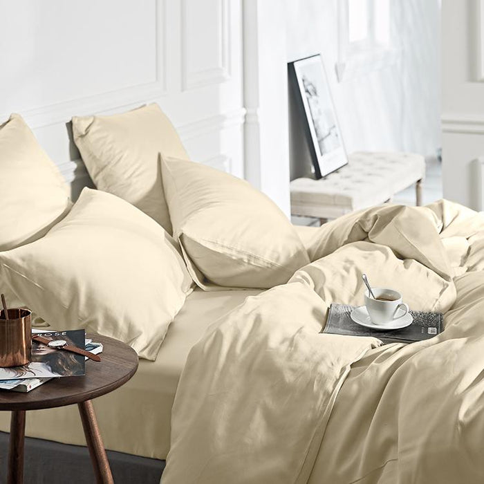 Cuddle Nature Bamboo Creme Dekbedovertrek 200 x 240 cm