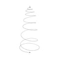 vtwonen Metal Spiral Tree 80 cm - Zwart
