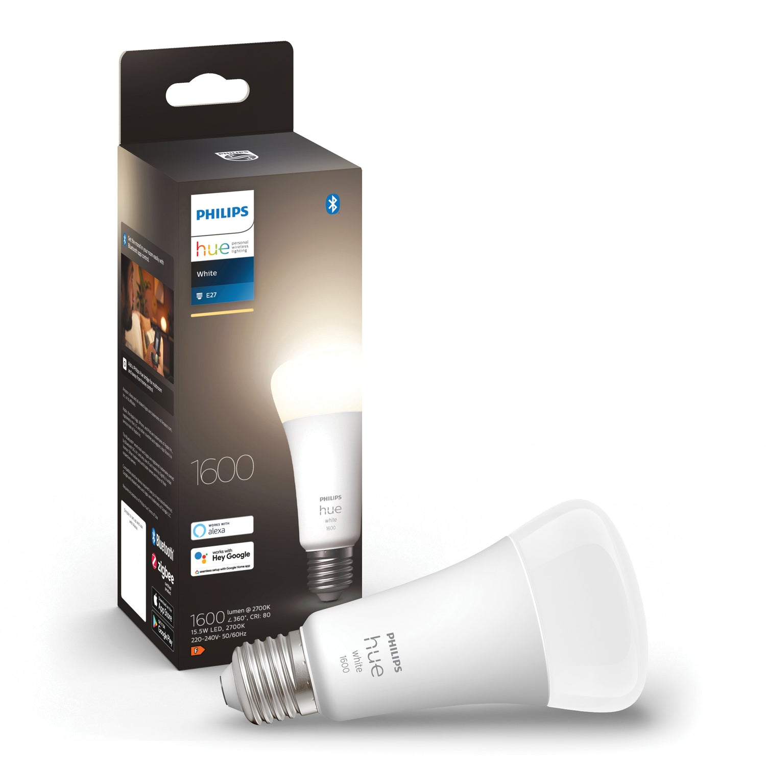Philips Hue White  Lichtbron - E27 - 1-pack