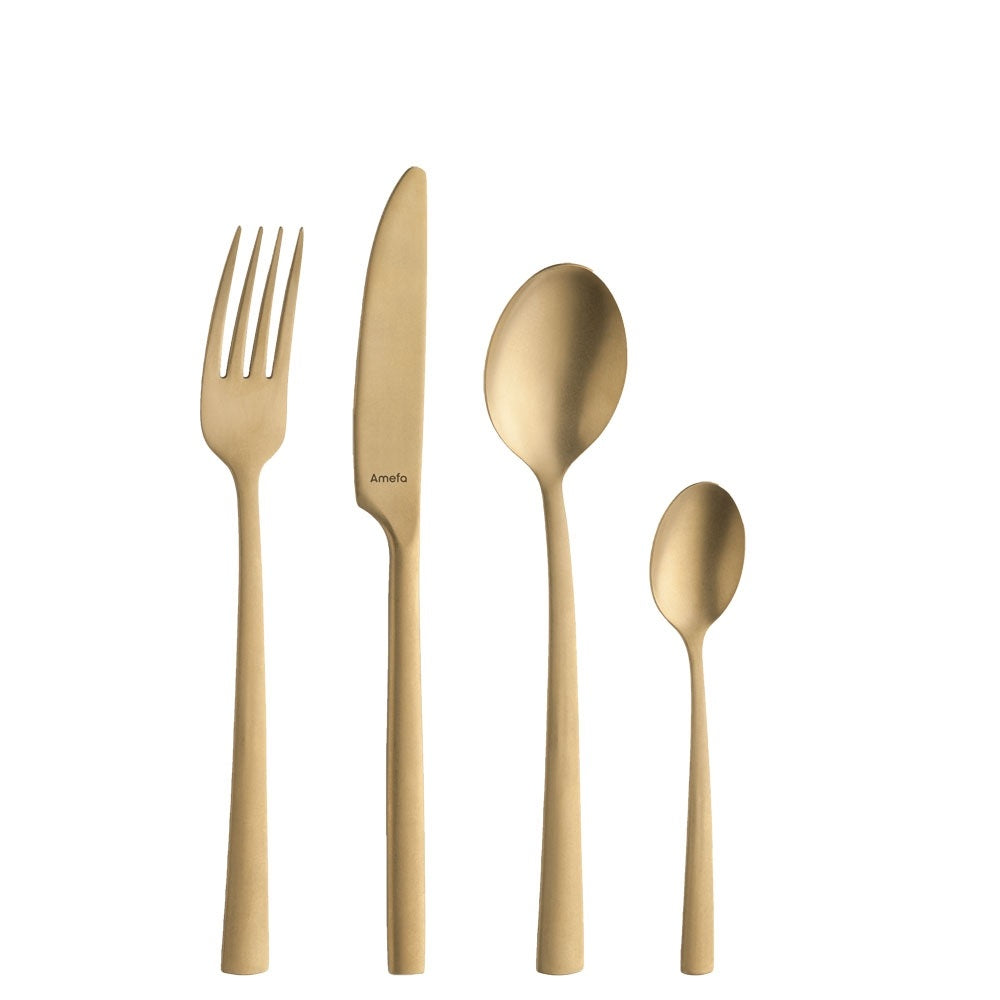 Amefa Manille Vintage Bestekset 16-delig - Goud