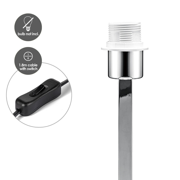 Home sweet home Salved Moderne Tafellamp - Zwart