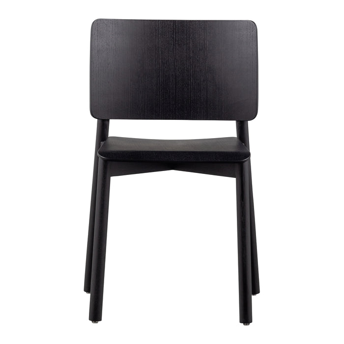 WOOOD Karel Eetkamerstoel - Zwart