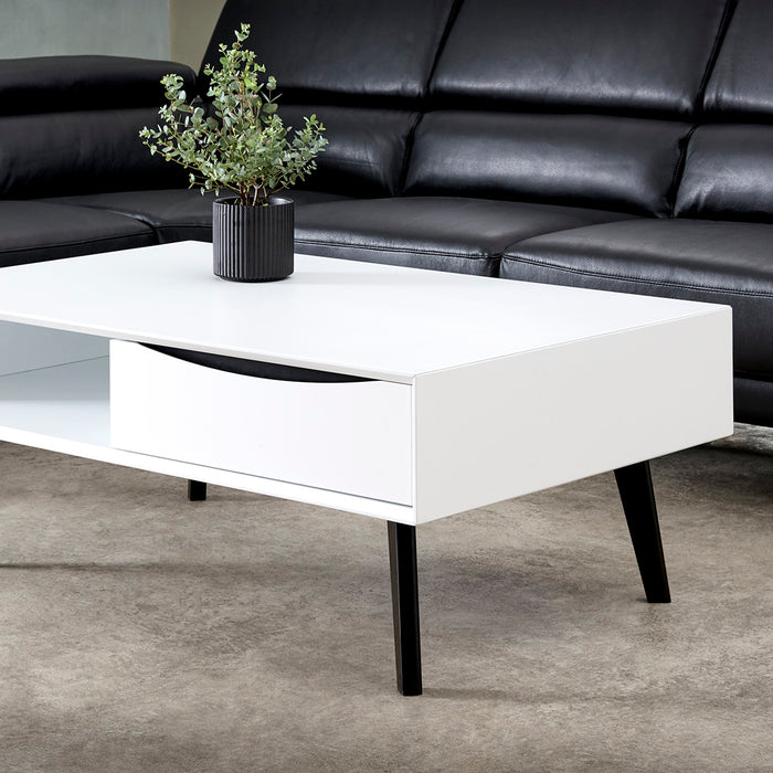 24Designs Lyon Salontafel - B75 X D120 X H45 Cm - MDF - Wit