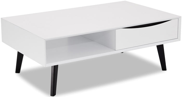 24Designs Lyon Salontafel - B75 X D120 X H45 Cm - MDF - Wit