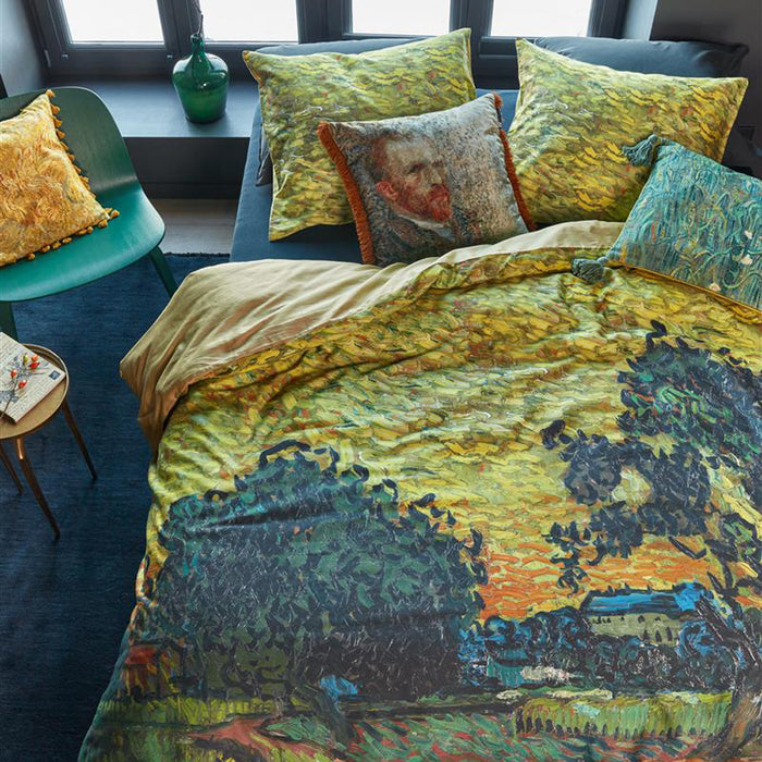 Beddinghouse x Van Gogh Museum Evening Twilight Dekbedovertrek 200 x 200/220 cm - Oker