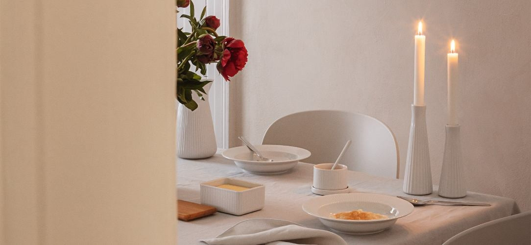 Botervloot met Eiken Deksel, Wit - Eva Trio| Legio Nova