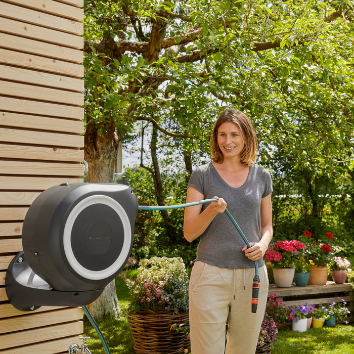 Gardena RollUp Wandslangenbox 15 m - Wit