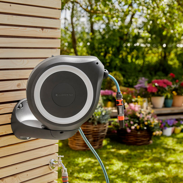 Gardena RollUp Wandslangenbox 15 m - Wit