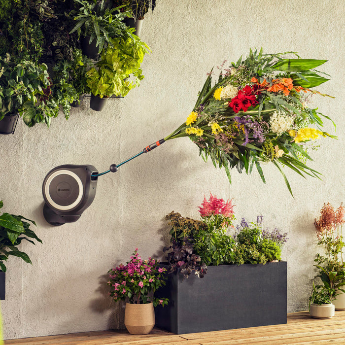 Gardena RollUp Wandslangenbox 15 m - Wit