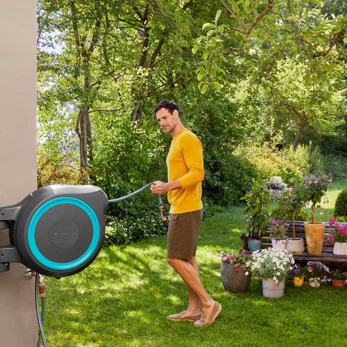 Gardena RollUp Wandslangenbox 25 m - Antraciet